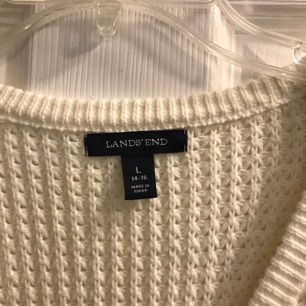 White cable knit sweater - Picture 2 of 3